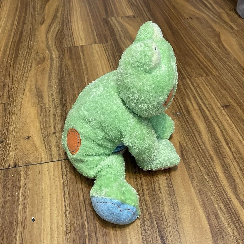Rare Mary Meyer‎ Large CHEERY CHEEKS Frog Striped Belly Bag Plush